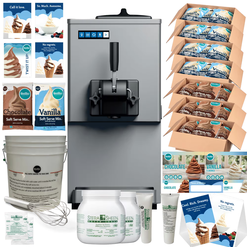 High Profits.  Repeat Business.  Happy Customers.  Add Soft Serve To Your Menu This Summer of 2024