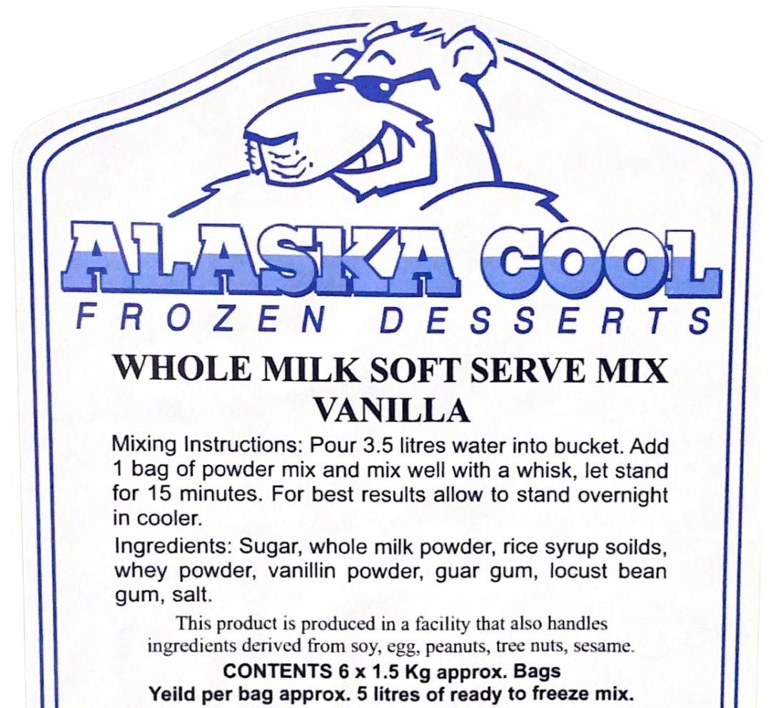 Classic Canada Soft Serve Mix has a new name Whole Milk Premium Vanilla Soft Serve Mix