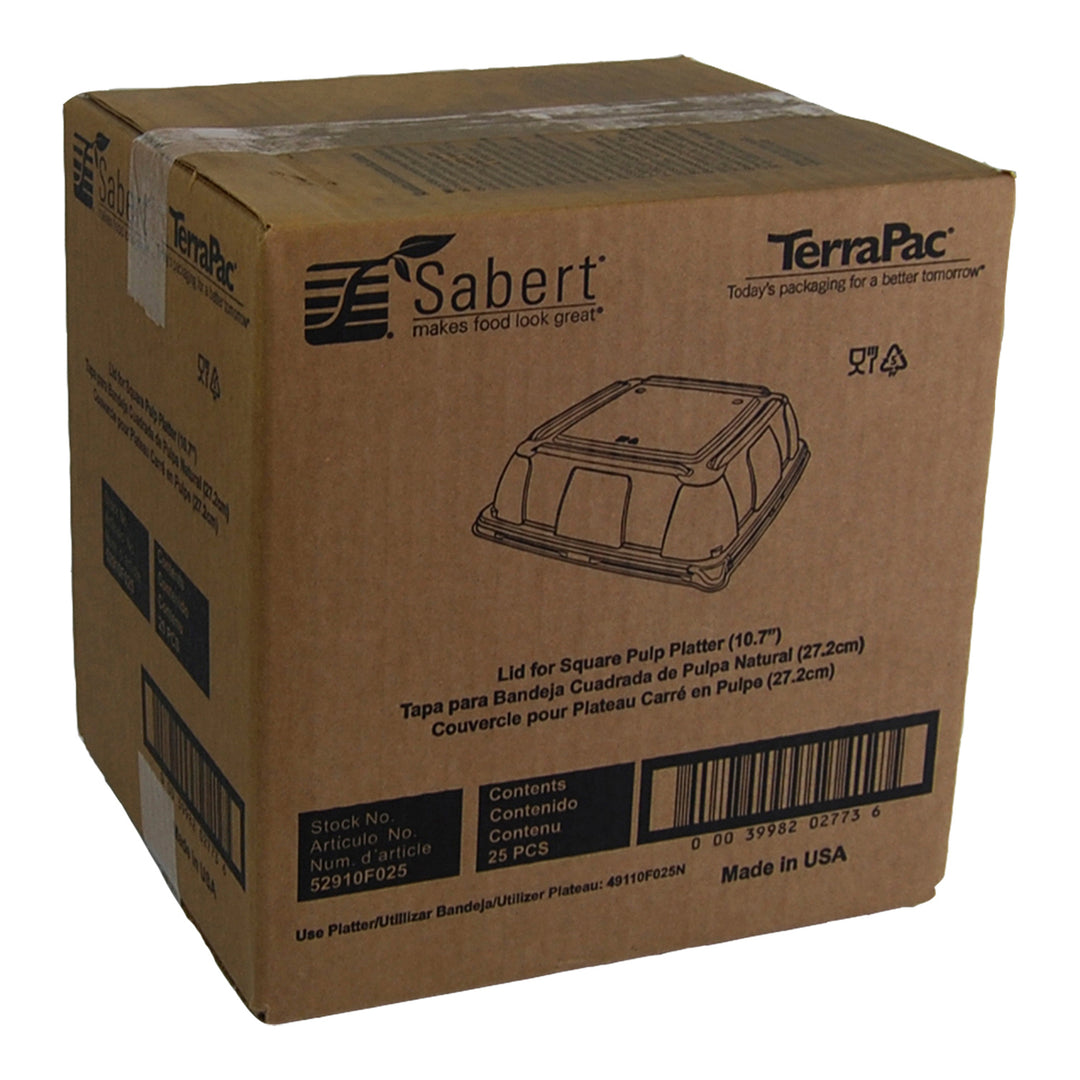 Couvercle en plastique transparent pour plat de 10,7 po - 1 x 25 unités - Sabert - Emballage et accessoires - Fournitures et équipement pour restaurants - Distribution canadienne