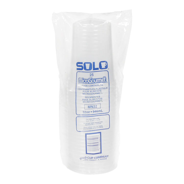 Contenant en plastique 32 oz, micro-ondable - 20 x 25 unités - Solo Cup - Emballage et accessoires - Fournitures et équipement pour restaurants - Distribution canadienne