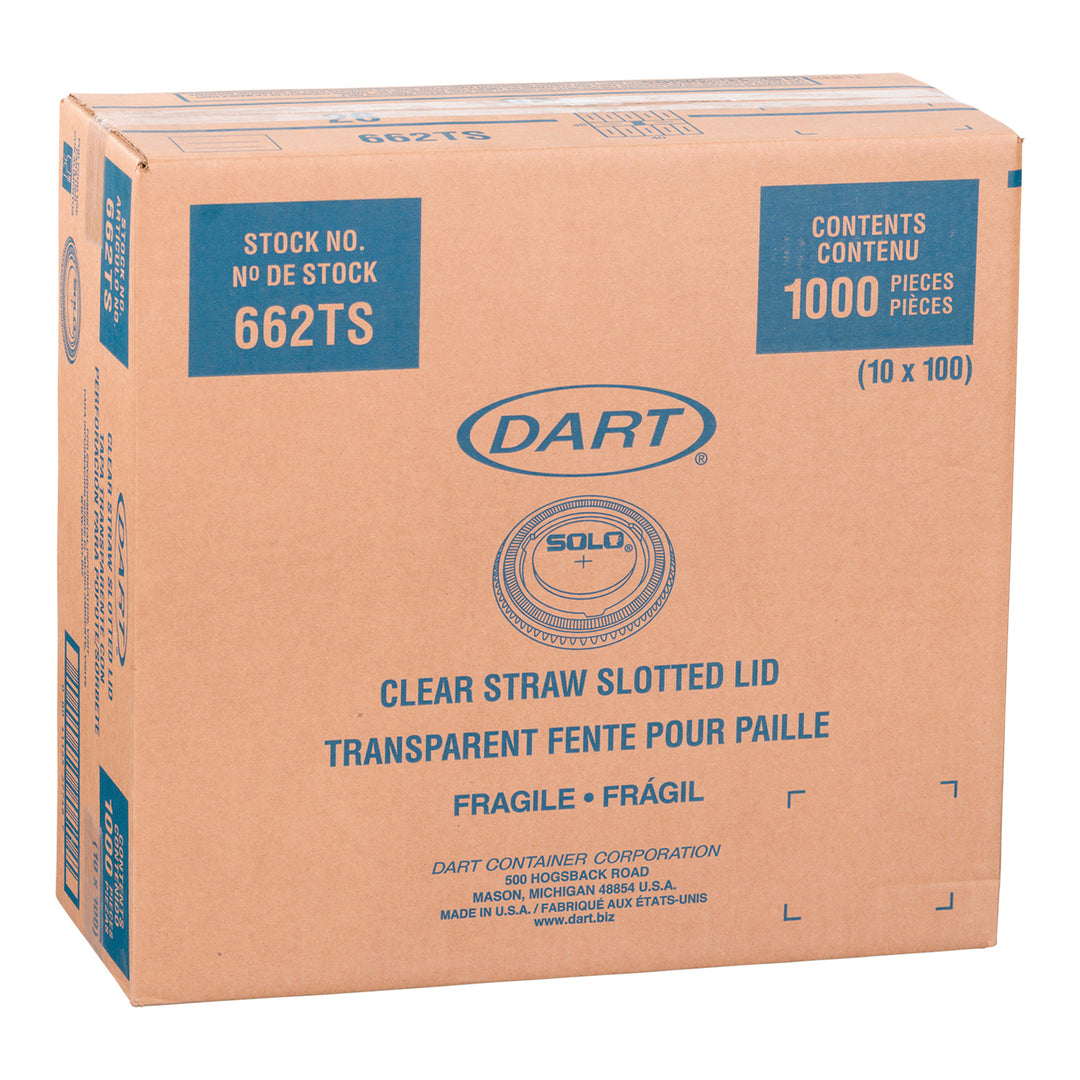 Fente pour paille en plastique pour couvercle - 9-22 oz - 10 x 100 unités - Solo Cup - Emballage et accessoires - Fournitures et équipement pour restaurants - Distribution canadienne