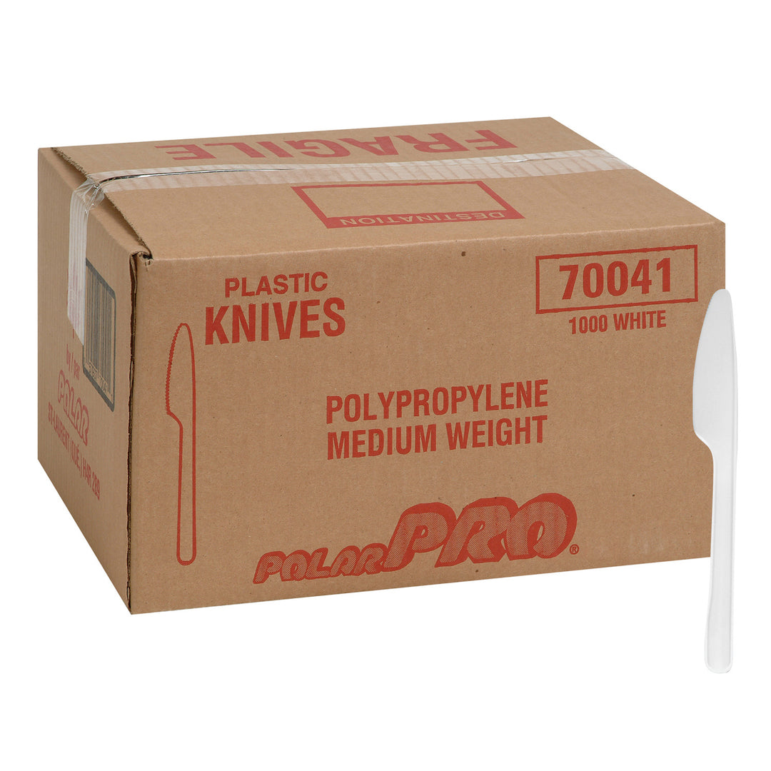 Couteau en polypropylène #70041 - 1 x 1000 unités - Polar - Emballage et accessoires - Fournitures et équipement pour restaurants - Distribution canadienne