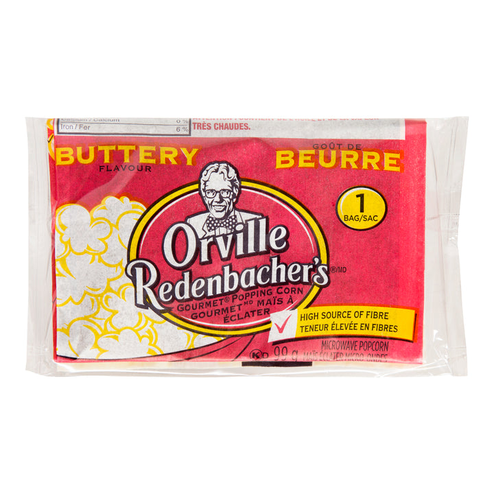Beurre pour Popcorn - 24 x 99 g - Orville Redenba - Ingrédients pour Restaurants et Services de Restauration - Distribution Canadienne