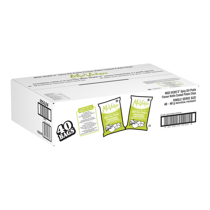 Pommes Frites Épices à l'Estragon - 40 x 40 g - Miss Vickies - Ingrédients pour Restaurants et Services de Restauration - Distribution Canadienne