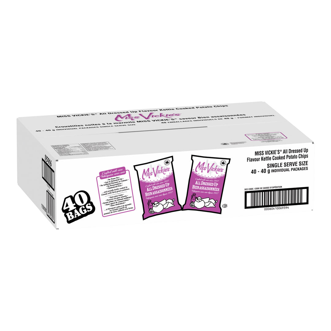 Pommes de terre frites toutes garnies - 40 x 40 g - Miss Vickie's - Ingrédients pour restaurants et services de restauration - Distribution canadienne