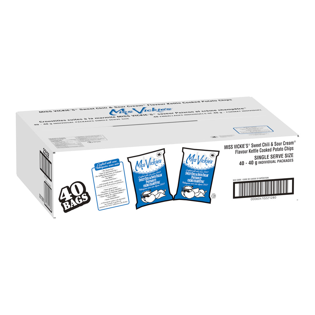 Patates Frites Douces au Chili et à la Crème Sure - 40 x 40 g - Miss Vickie's - Ingrédients pour Restaurants et Services de Restauration - Distribution Canadienne