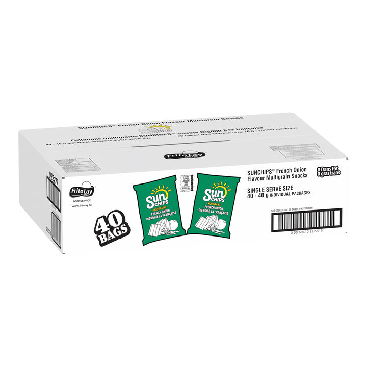Sunchips aux pommes de terre et à l'oignon français - 40 x 40 g - Sunchips - Ingrédients pour restaurants et services de restauration - Distribution canadienne