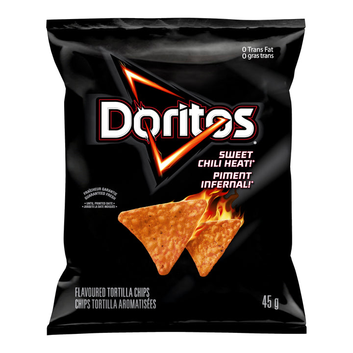 Chips Nacho Sweet Chili Hot - 48 x 45 g - Doritos - Ingrédients pour restaurants et services de restauration - Distribution canadienne