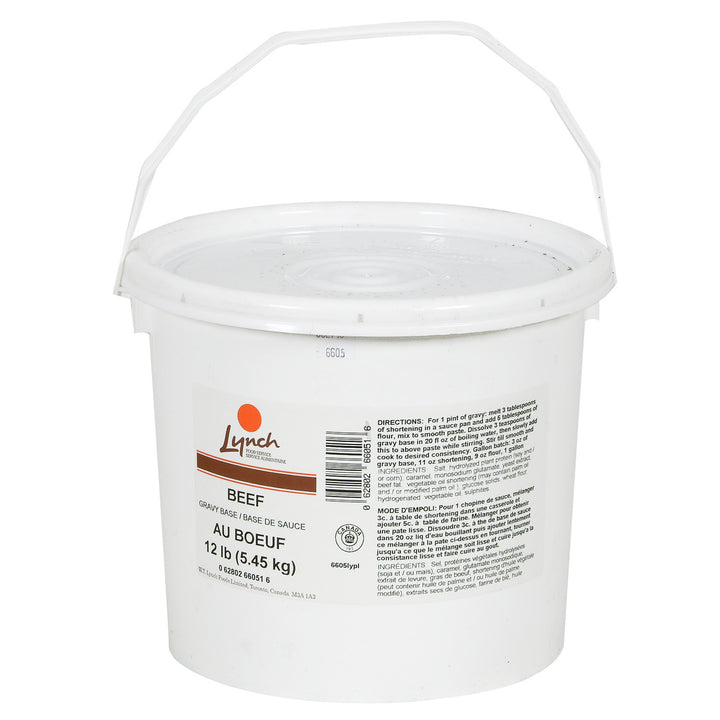 Base de sauce au bœuf - 1 x 12 lbs - Lynch - Ingrédients pour restaurants et services de restauration - Distribution canadienne