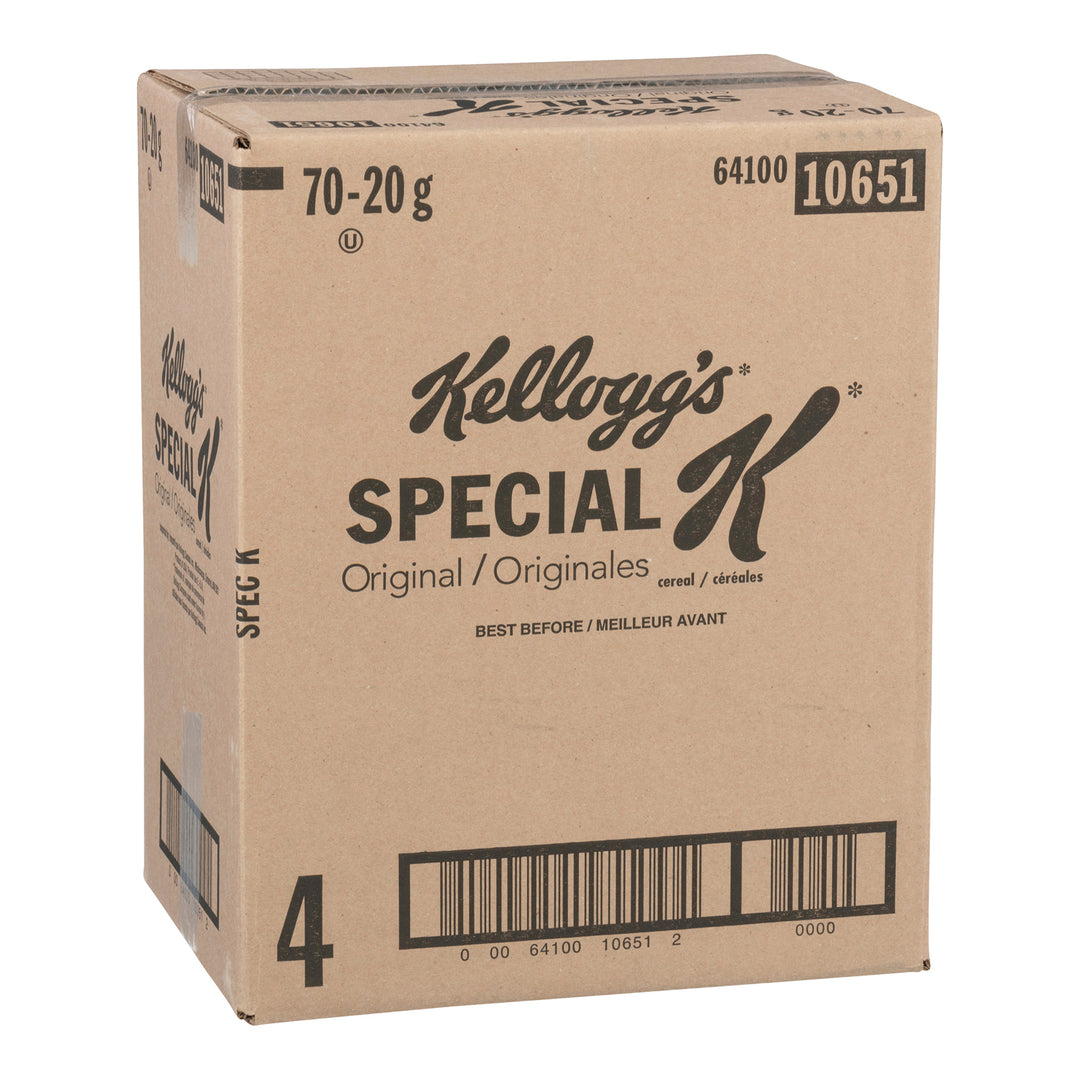 Boîtes individuelles de céréales Special K - 70 x 20 g - Kellogg's - Ingrédients pour restaurants et services de restauration - Distribution canadienne
