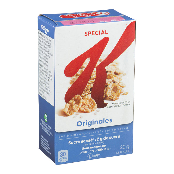 Boîtes individuelles de céréales Special K - 70 x 20 g - Kellogg's - Ingrédients pour restaurants et services de restauration - Distribution canadienne