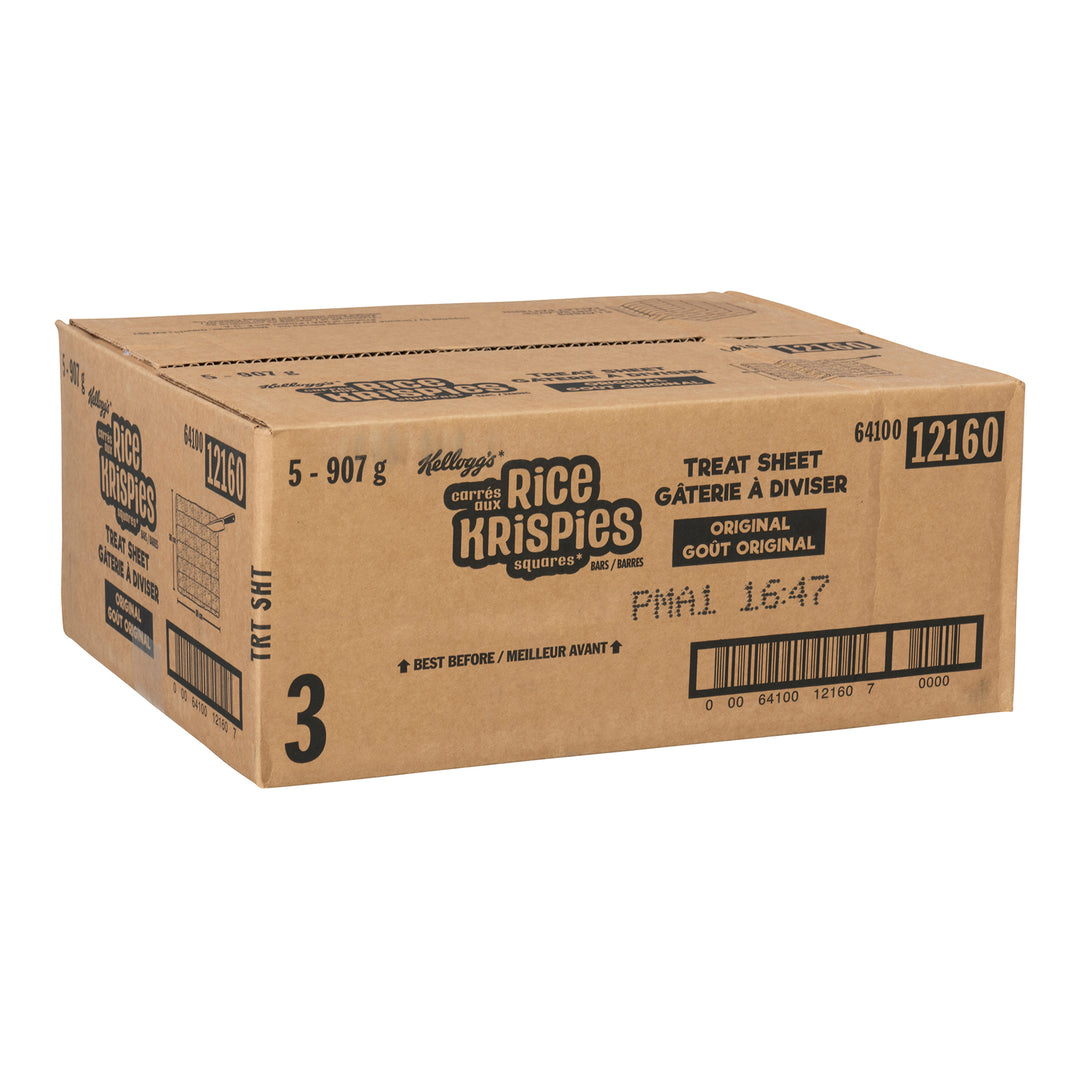 Feuilles de Rice Krispies pour en-cas 12x15 - 5 x 907 g - Kellogg's - Ingrédients pour restaurants et services de restauration - Distribution canadienne