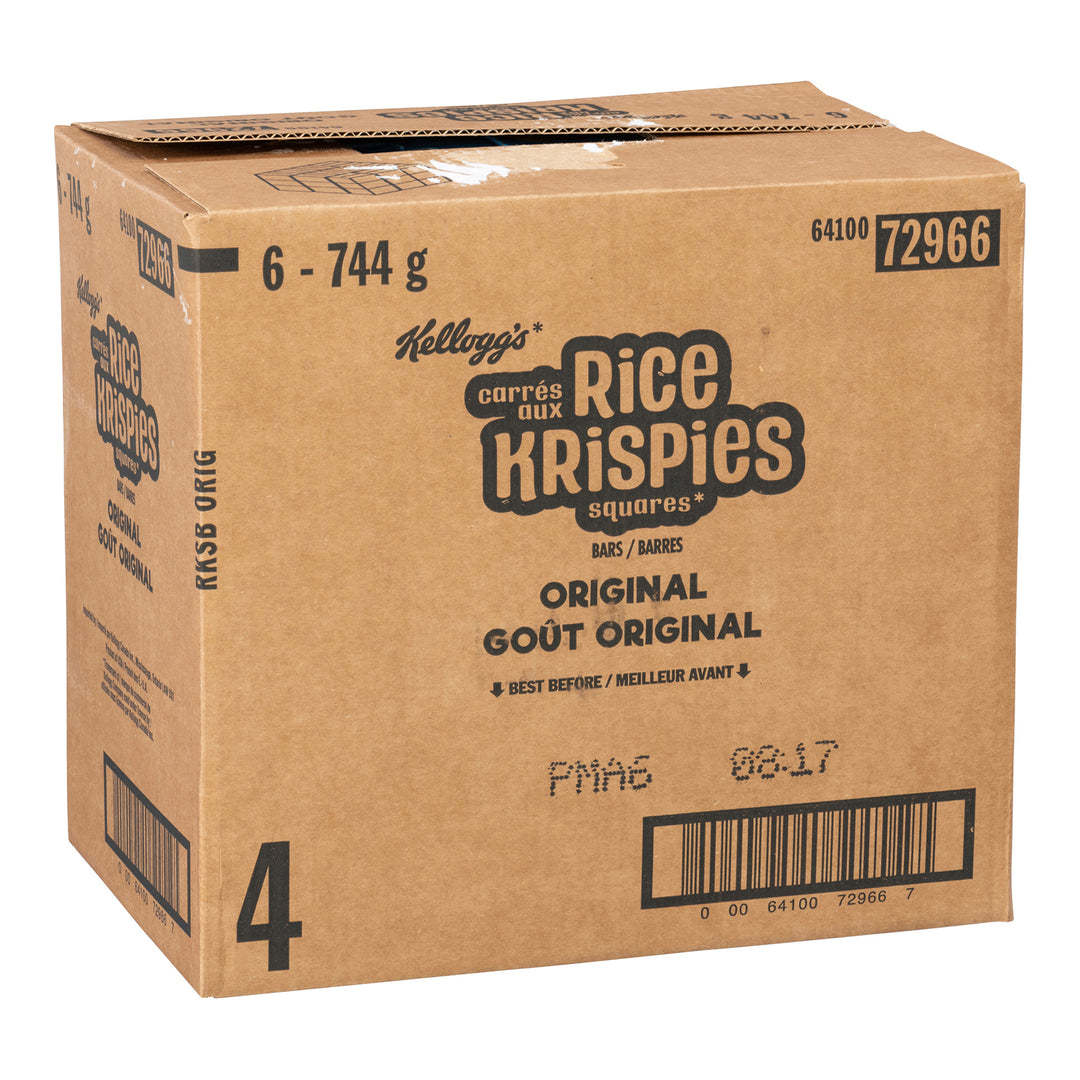 Barre géante Rice Krispies - 72 x 62 g - Kellogg's - Ingrédients pour restaurants et services de restauration - Distribution canadienne