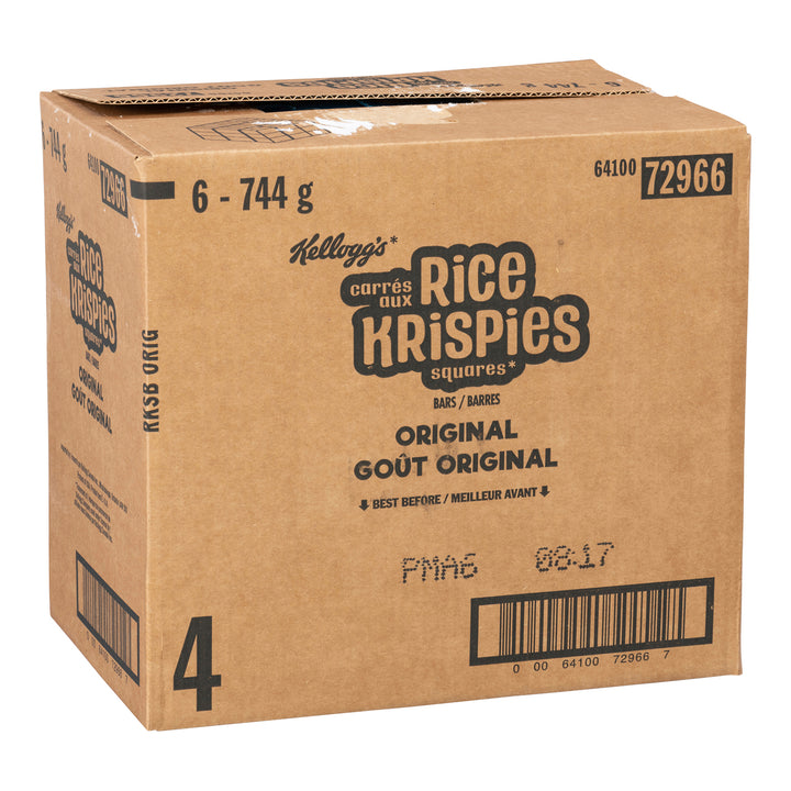 Barre géante Rice Krispies - 72 x 62 g - Kellogg's - Ingrédients pour restaurants et services de restauration - Distribution canadienne