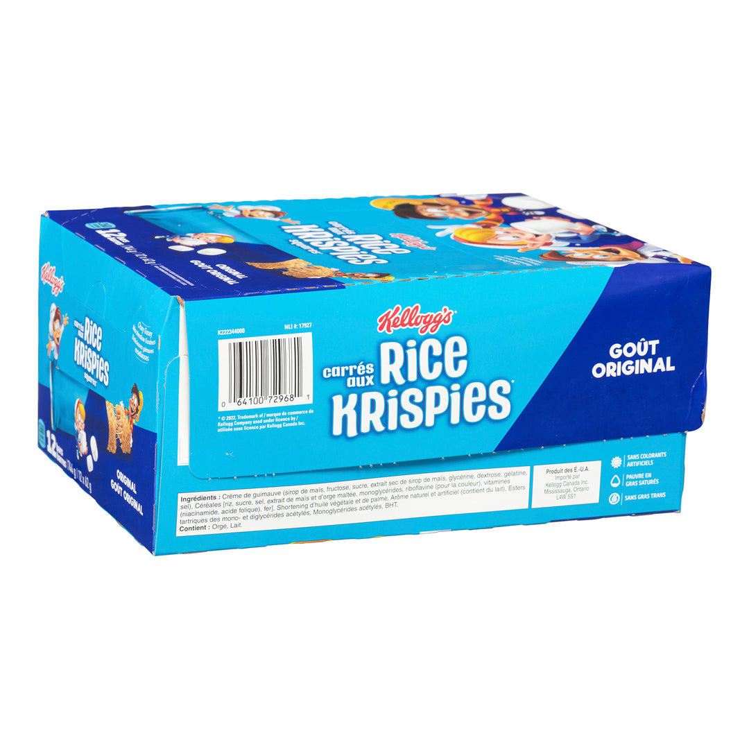 Barre géante Rice Krispies - 72 x 62 g - Kellogg's - Ingrédients pour restaurants et services de restauration - Distribution canadienne