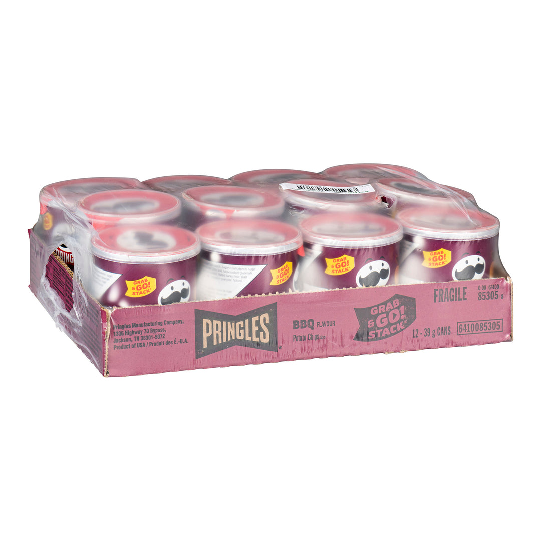 Pringles - Pommes de terre en chips BBQ - 12 x 39 g - Pringles - Ingrédients pour restaurants et services de restauration - Distribution canadienne