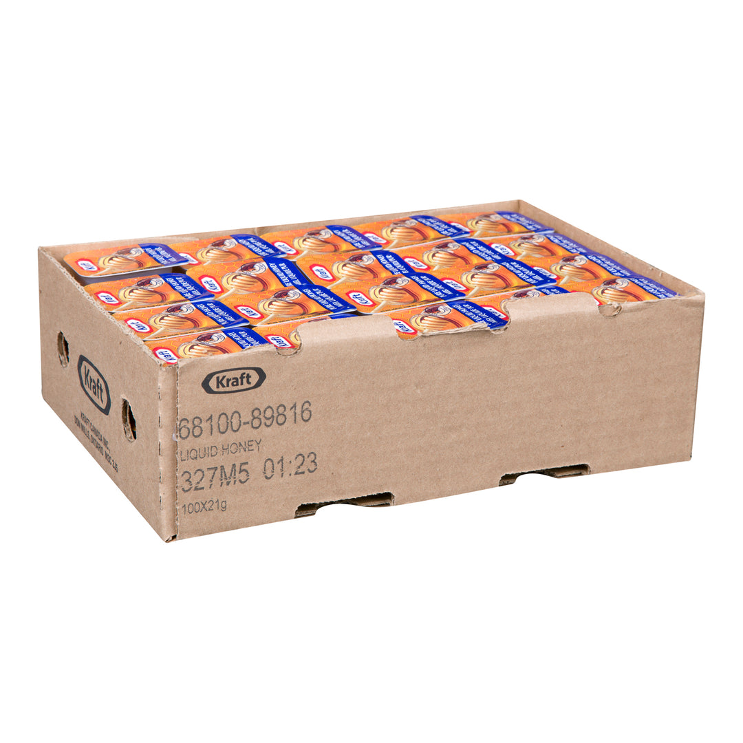 Sachet de miel liquide - 200 x 21 g - Kraft - Ingrédients pour restaurants et services de restauration - Distribution canadienne