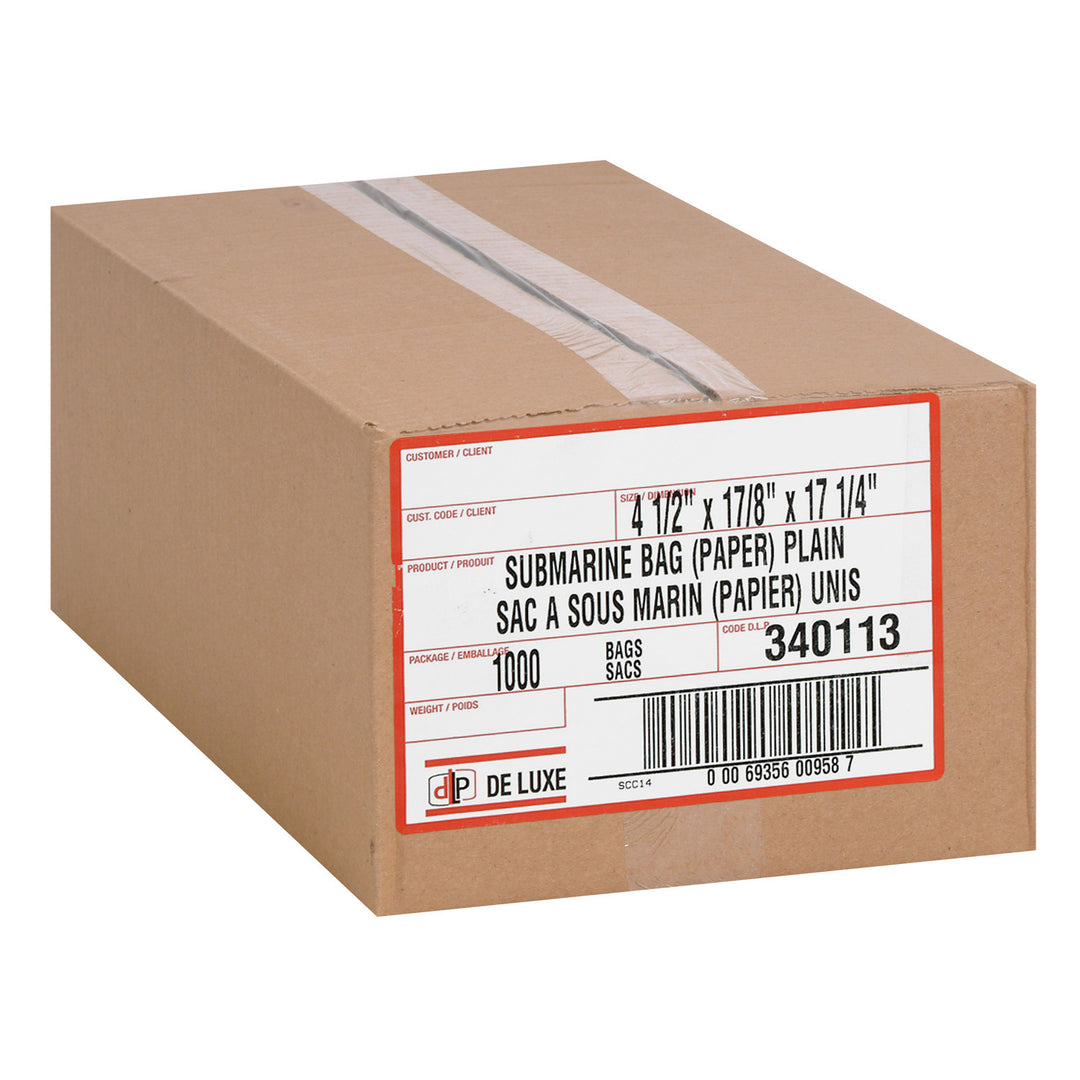Papier pour sacs, type régulier, non imprimé - 1 x 1000 unités - Deluxe Paper Pr - Emballage et accessoires - Fournitures et équipement pour restaurants - Distribution canadienne