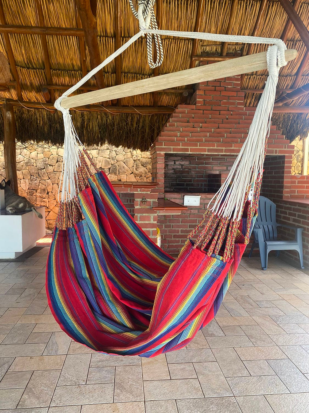 Colombian Hammock Chair with Universal Chair Stand - Part of the Collective Marketplace Collection