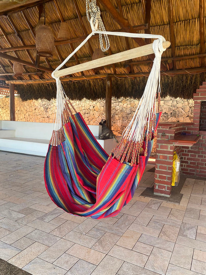 Colombian Hammock Chair with Universal Chair Stand - Part of the Collective Marketplace Collection