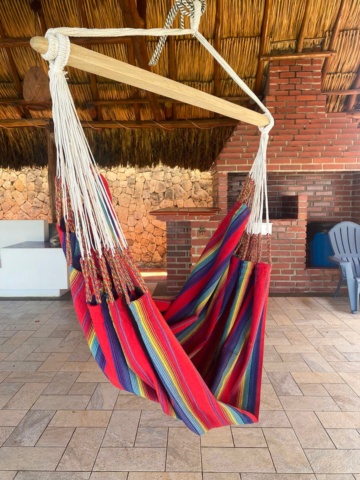 Colombian Hammock Chair with Universal Chair Stand - Part of the Collective Marketplace Collection