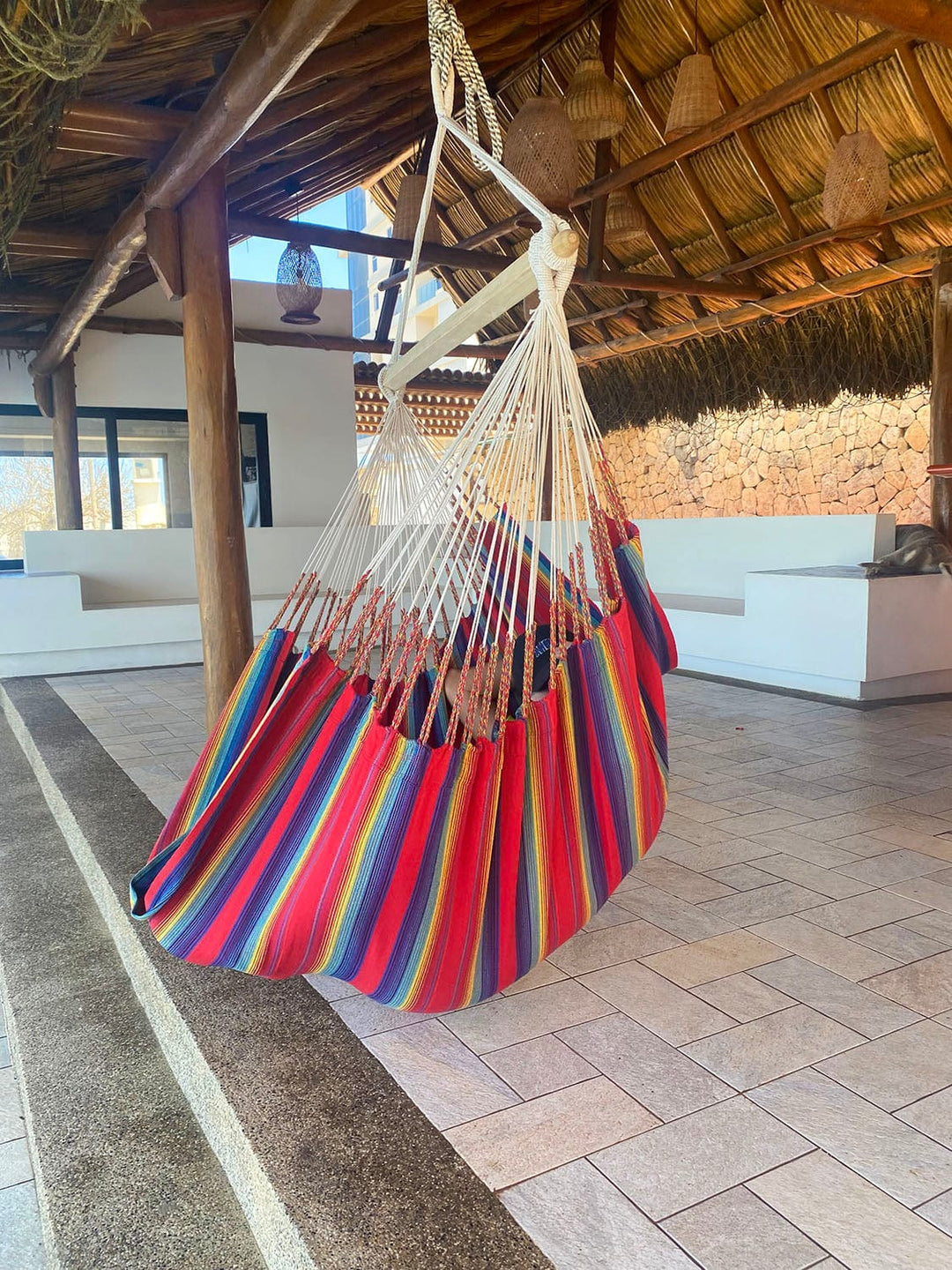 Colombian Hammock Chair with Universal Chair Stand - Part of the Collective Marketplace Collection