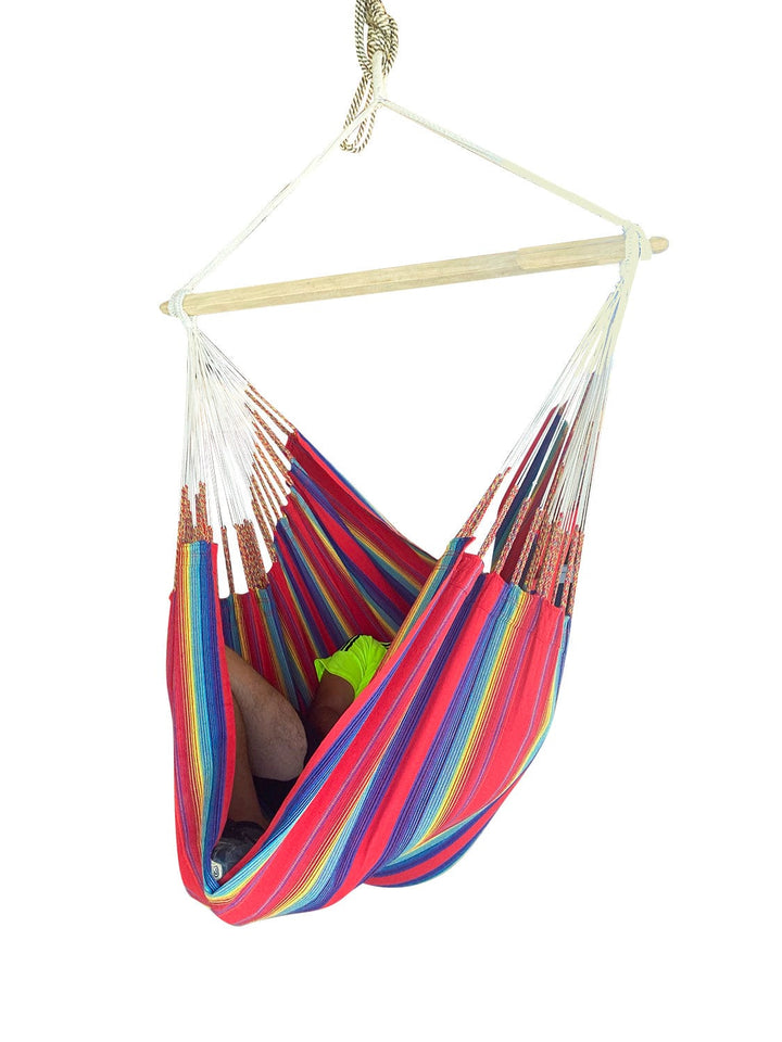 Colombian Hammock Chair with Universal Chair Stand - Part of the Collective Marketplace Collection