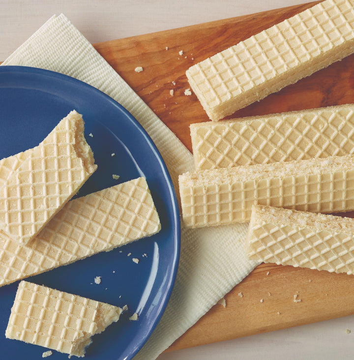 Gaufrettes vanille sans sucre - 12 x 250 g - Voortman - Ingrédients pour restaurants et services de restauration - Distribution canadienne