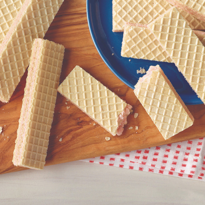 Gaufrettes Cookie Fraise Sans Sucre - 12 x 250 g - Voortman - Ingrédients pour Restaurants et Services de Restauration - Distribution Canadienne