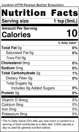 Peanut Butter Bakery Emulsion (Peanut Free) - 4 oz., 16 oz. 1 Gallon, 5 Gallons - Bakery Emulsions Canada