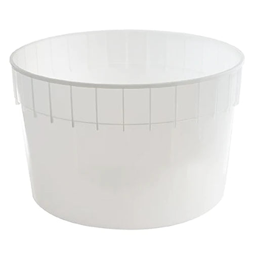 1.5 Gallon 5.7L White HDPE Plastic Dairy Pails 40 Pails Per Case Foodservice Approved and Freezer Safe Foodservice Canada