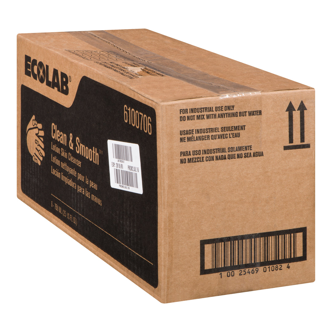 Savon liquide pour les mains Clean & Smooth - 6 x 750 mL - Ecolab - Emballage et accessoires - Fournitures et équipement pour restaurants - Distribution canadienne