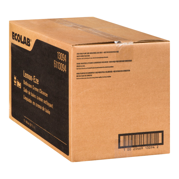 Nettoyant crème citronné sans phosphate Lemon-Eze - 12 x 32 oz - Ecolab - Emballage et accessoires - Fournitures et équipement pour restaurants - Distribution canadienne
