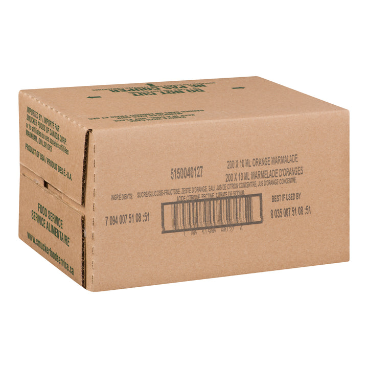 Marmalade Orange - 200 x 10 mL - Jm Smucker - Restaurant and Foodservice Ingredients - Canadian Distribution