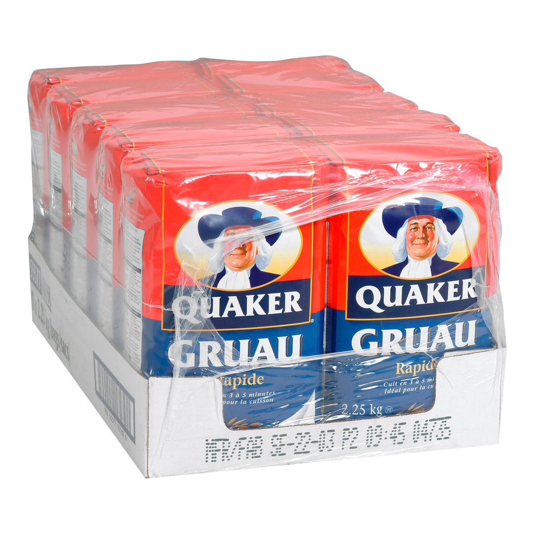 Avoine en flocons, emballage rapide - 10 x 2,25 kg - Quaker - Ingrédients pour restaurants et services de restauration - Distribution canadienne