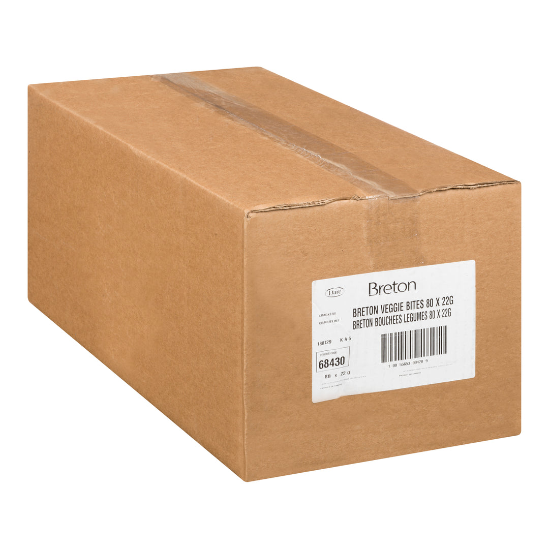 Cracker Breton Veggie Bites - 80 x 22 g - Dare - Ingrédients pour restaurants et services de restauration - Distribution canadienne