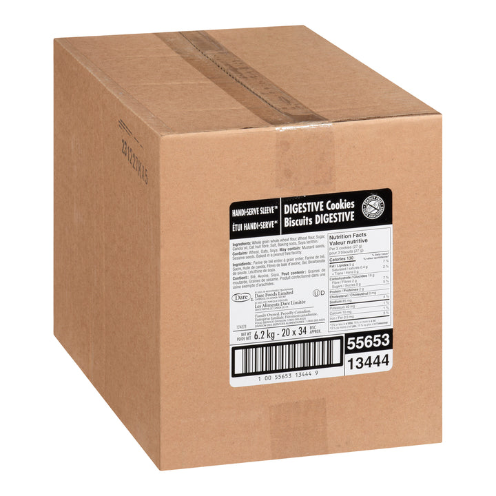 Biscuits digestifs nature - 20 x 310 g - Dare - Ingrédients pour restaurants et services de restauration - Distribution canadienne