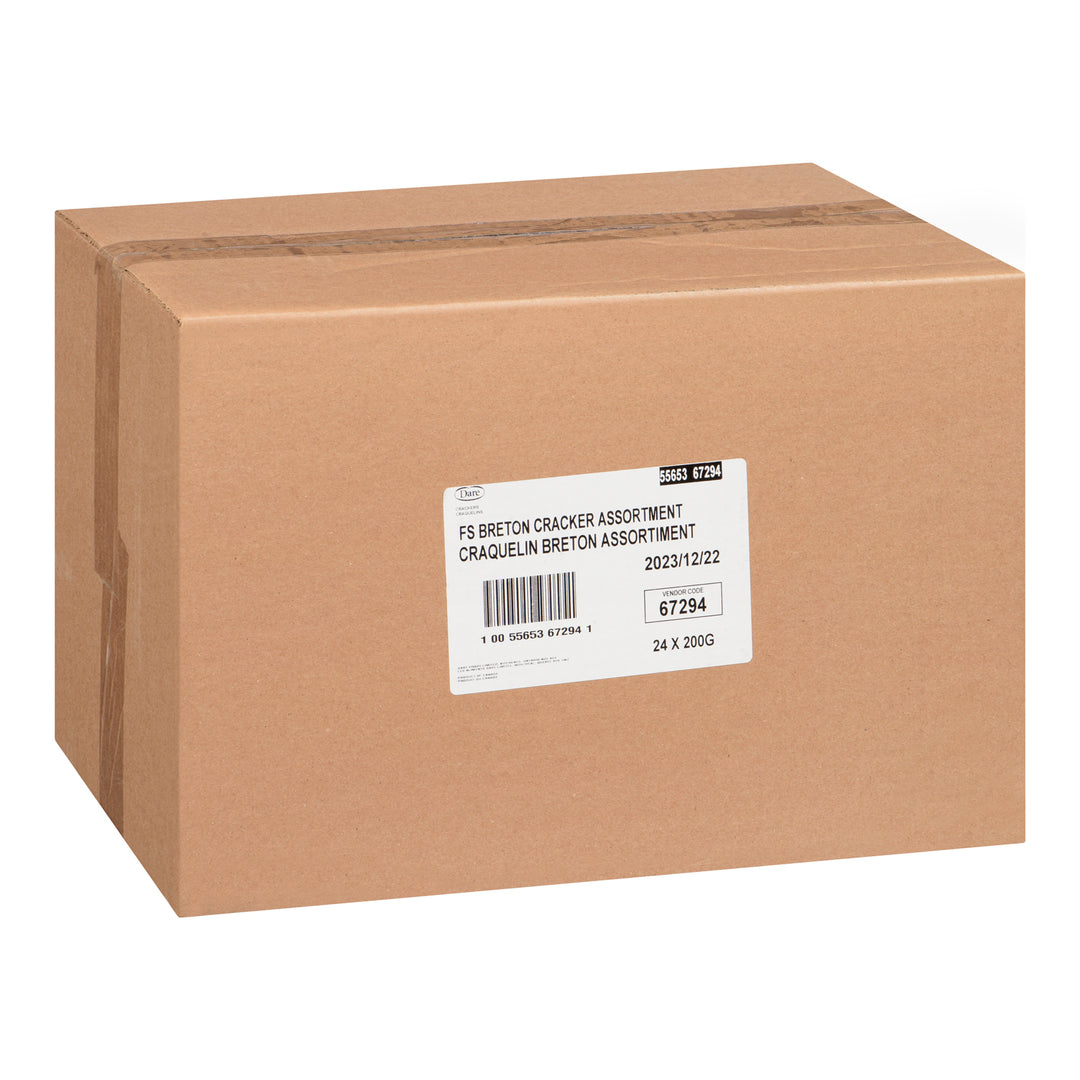 Assortiment de Crackers Breton - 24 x 200 g - Dare - Ingrédients pour restaurants et services de restauration - Distribution canadienne