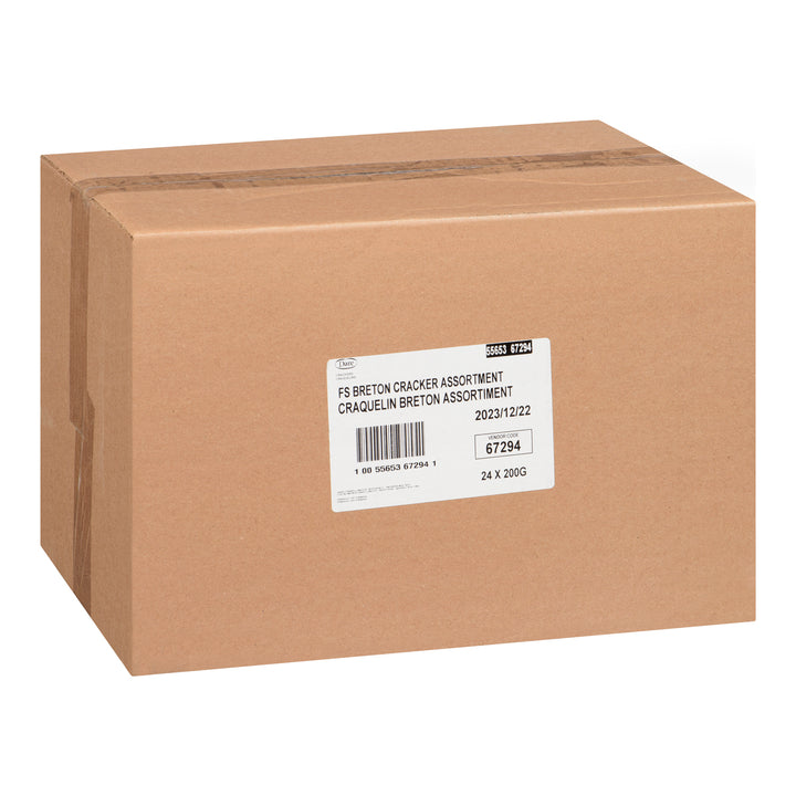Assortiment de Crackers Breton - 24 x 200 g - Dare - Ingrédients pour restaurants et services de restauration - Distribution canadienne
