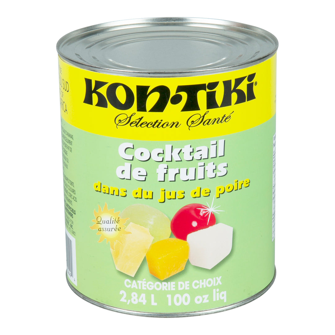Cocktail de fruits au jus naturel - 6 x 2,84 L - Kontiki - Ingrédients pour restaurants et services alimentaires - Distribution canadienne