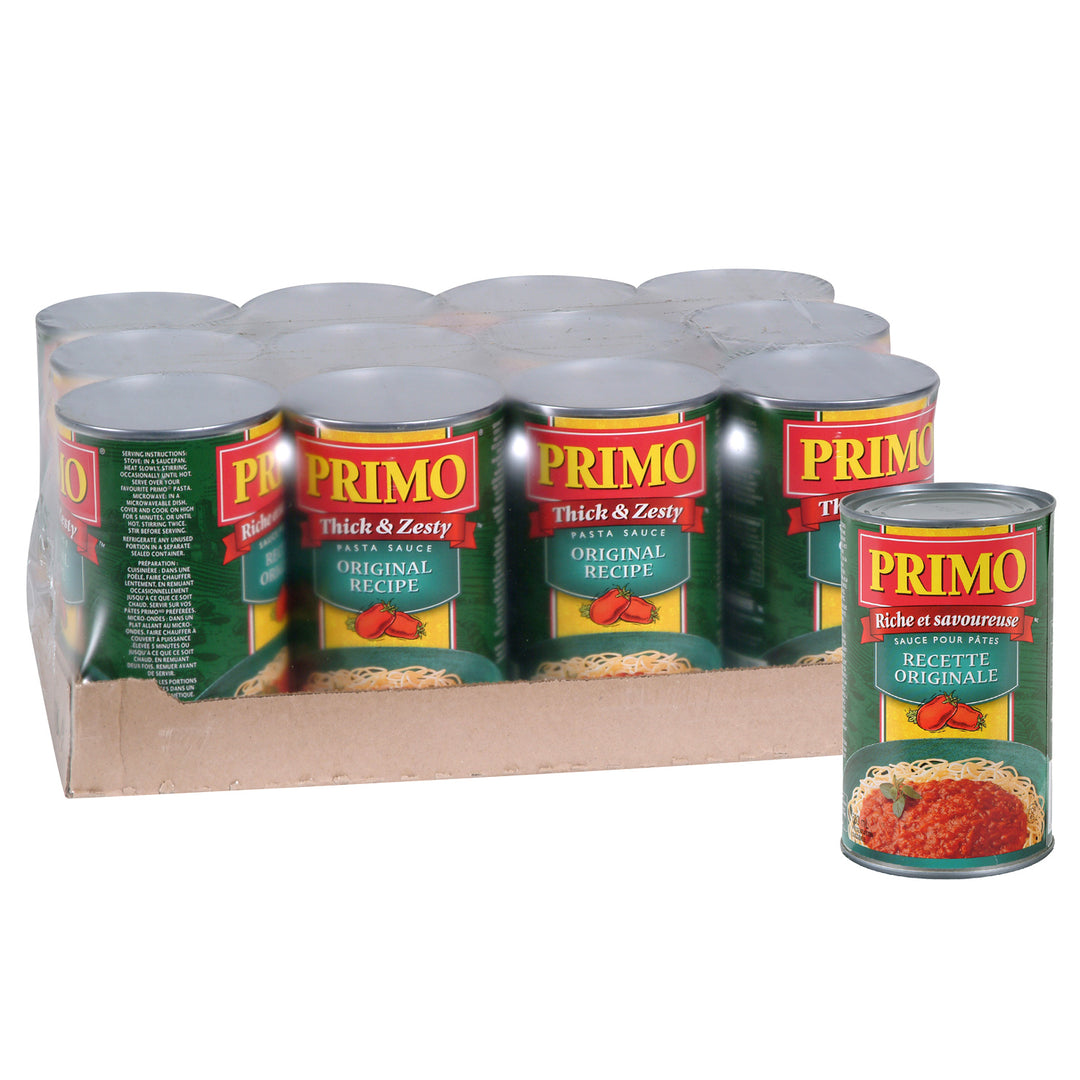 Sauce pour pâtes Original - 12 x 680 mL - Primo - Ingrédients pour restaurants et services de restauration - Distribution canadienne