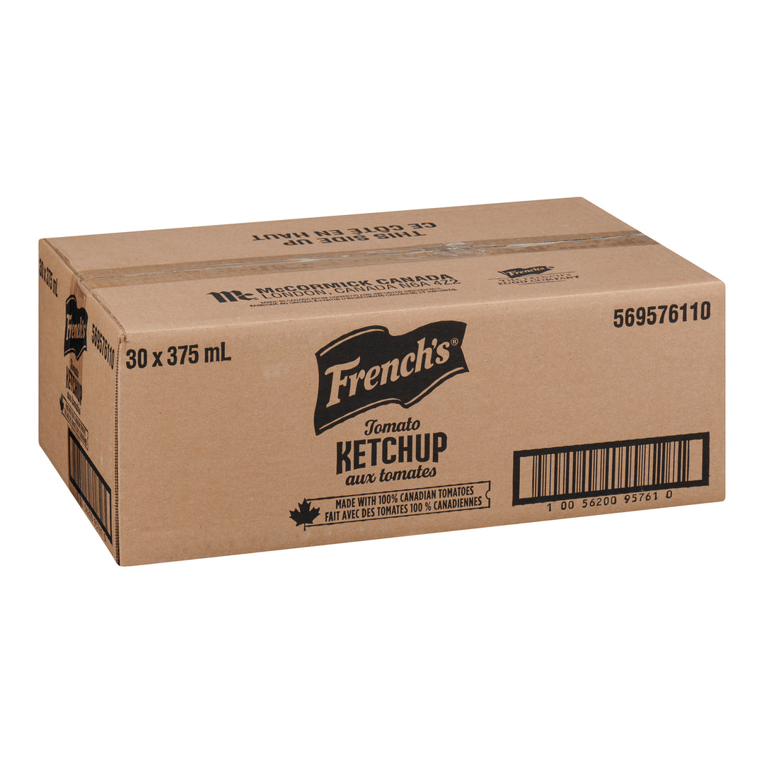 Ketchup en flacon à presser pour table - 30 x 375 mL - Frenchs - Ingrédients pour restaurants et services de restauration - Distribution canadienne