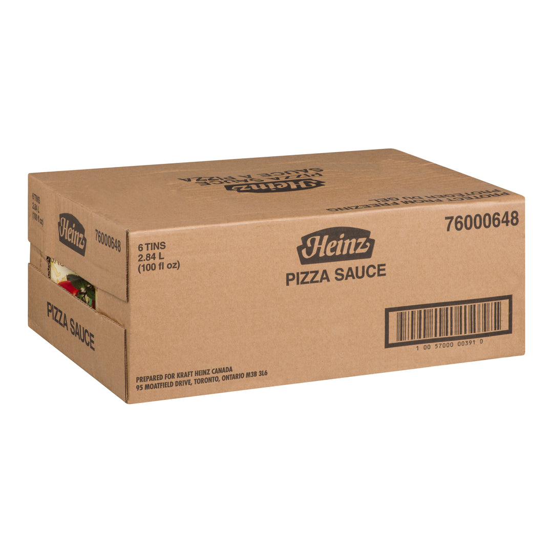 Sauce à pizza entièrement préparée - 6 x 2,84 L - Heinz - Ingrédients pour restaurants et services de restauration - Distribution canadienne