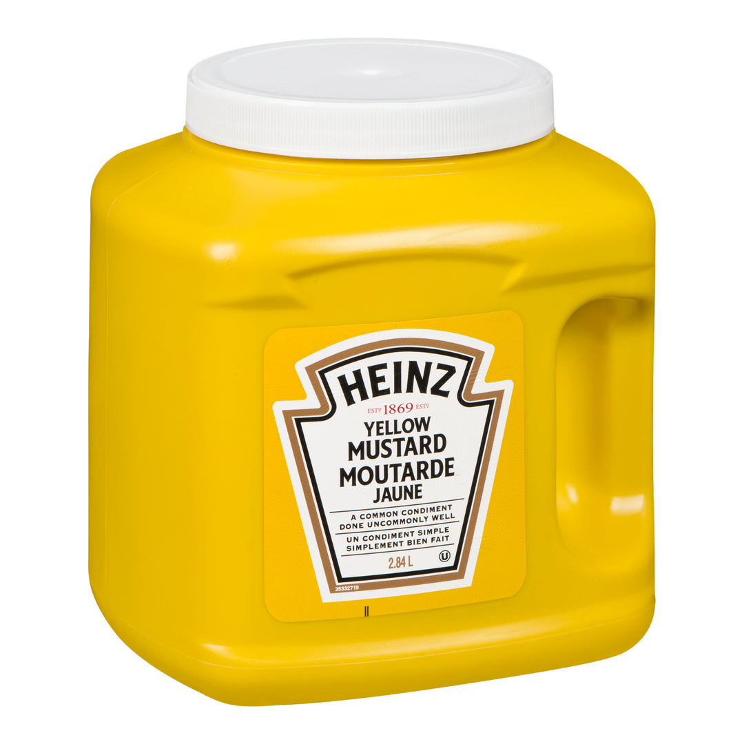 Mustard Prepared Big Yellow - 4 x 2.84 L - Heinz - Restaurant and Foodservice Ingredients - Canadian Distribution