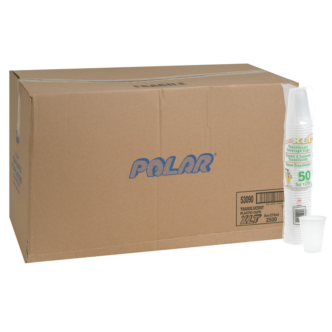 Verres en plastique 9 oz - 50 x 50 unités - Polar - Emballage et accessoires - Fournitures et équipement pour restaurants - Distribution canadienne