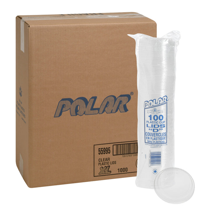 Couvercle plat pour 55088 - 10 x 100 unités - Polar - Emballage et accessoires - Fournitures et équipement pour restaurants - Distribution canadienne