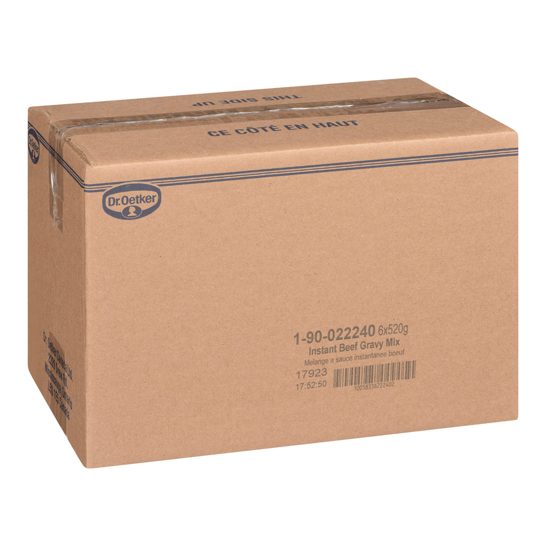 Sauce au jus de bœuf instantanée - 6 x 520 g - Oetker - Ingrédients pour restaurants et services de restauration - Distribution canadienne