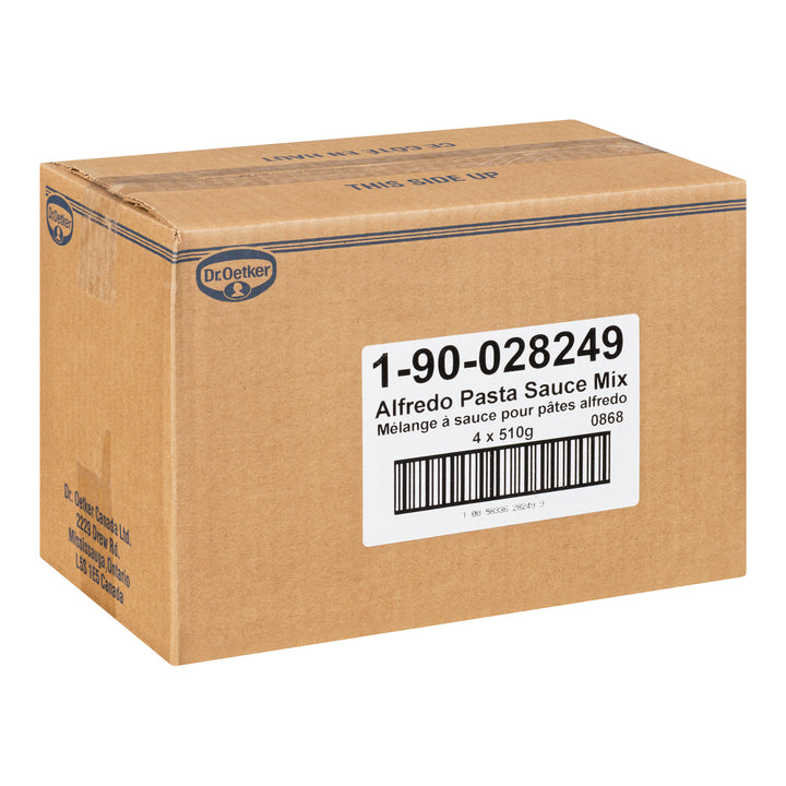 Sauce Alfredo en poudre pour pâtes - 4 x 510 g - Oetker - Ingrédients pour restaurants et services de restauration - Distribution canadienne