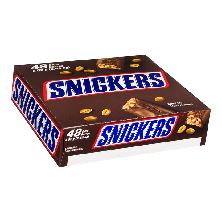 Barre chocolatée Snickers cacahuète - 384 unités (boîte = 48 unités) - Snickers - Ingrédients pour restaurants et services de restauration - Distribution canadienne
