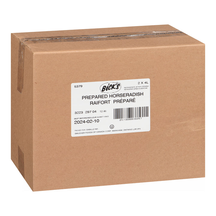 Sauce au raifort - 2 x 4 L - Bicks Pickles - Ingrédients pour restaurants et services de restauration - Distribution canadienne